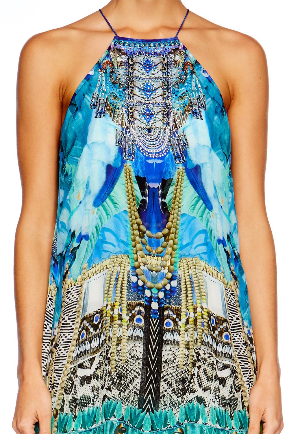 LEAVE ME WILD SHORT SHEER OVERLAY DRESS