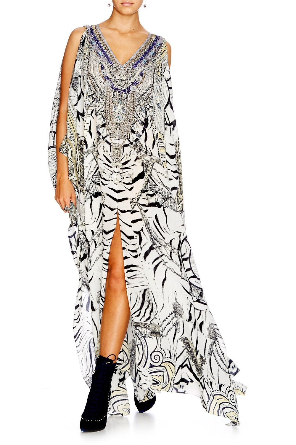 WILD BELLE SPLIT FRONT & SLEEVE KAFTAN