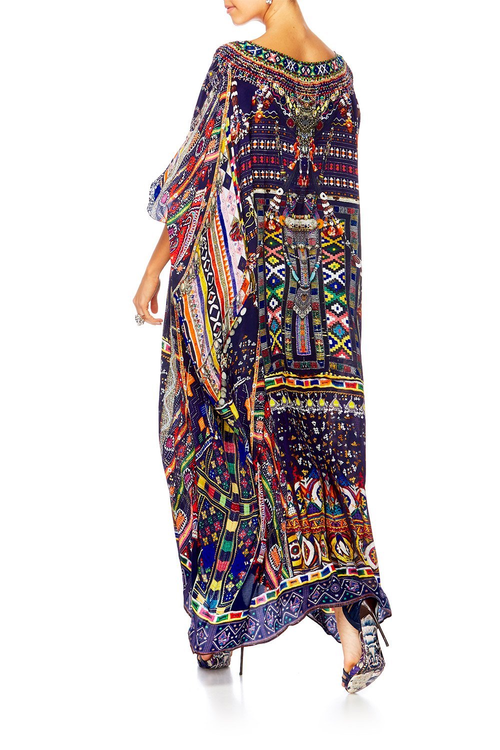 WHERE YOULL FIND ME V-NECK KAFTAN