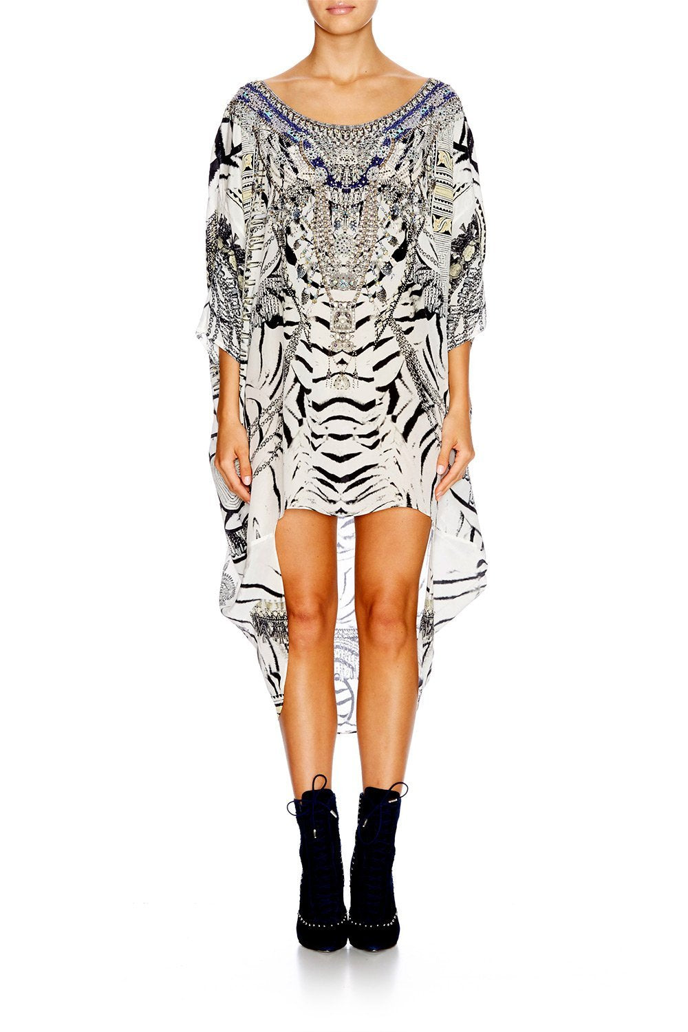 WILD BELLE SCOOP BACK HEM DRESS