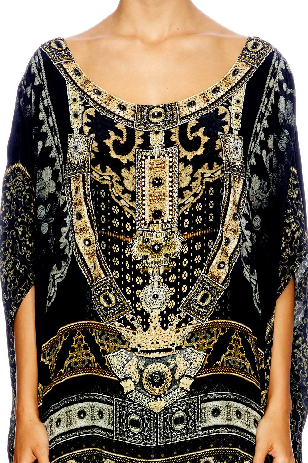 FOR THE LOVE OF LHASA ROUND NECK KAFTAN