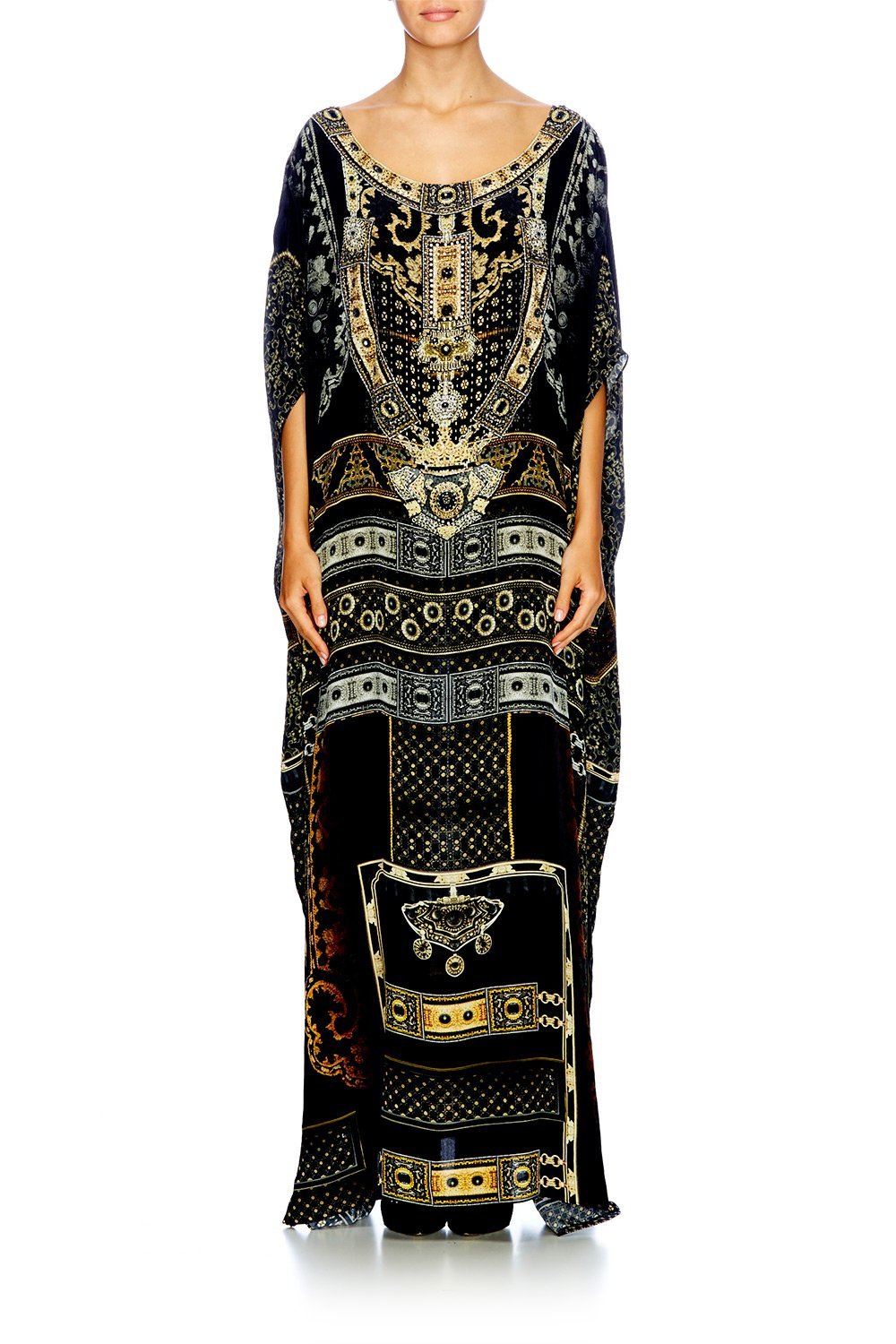 FOR THE LOVE OF LHASA ROUND NECK KAFTAN