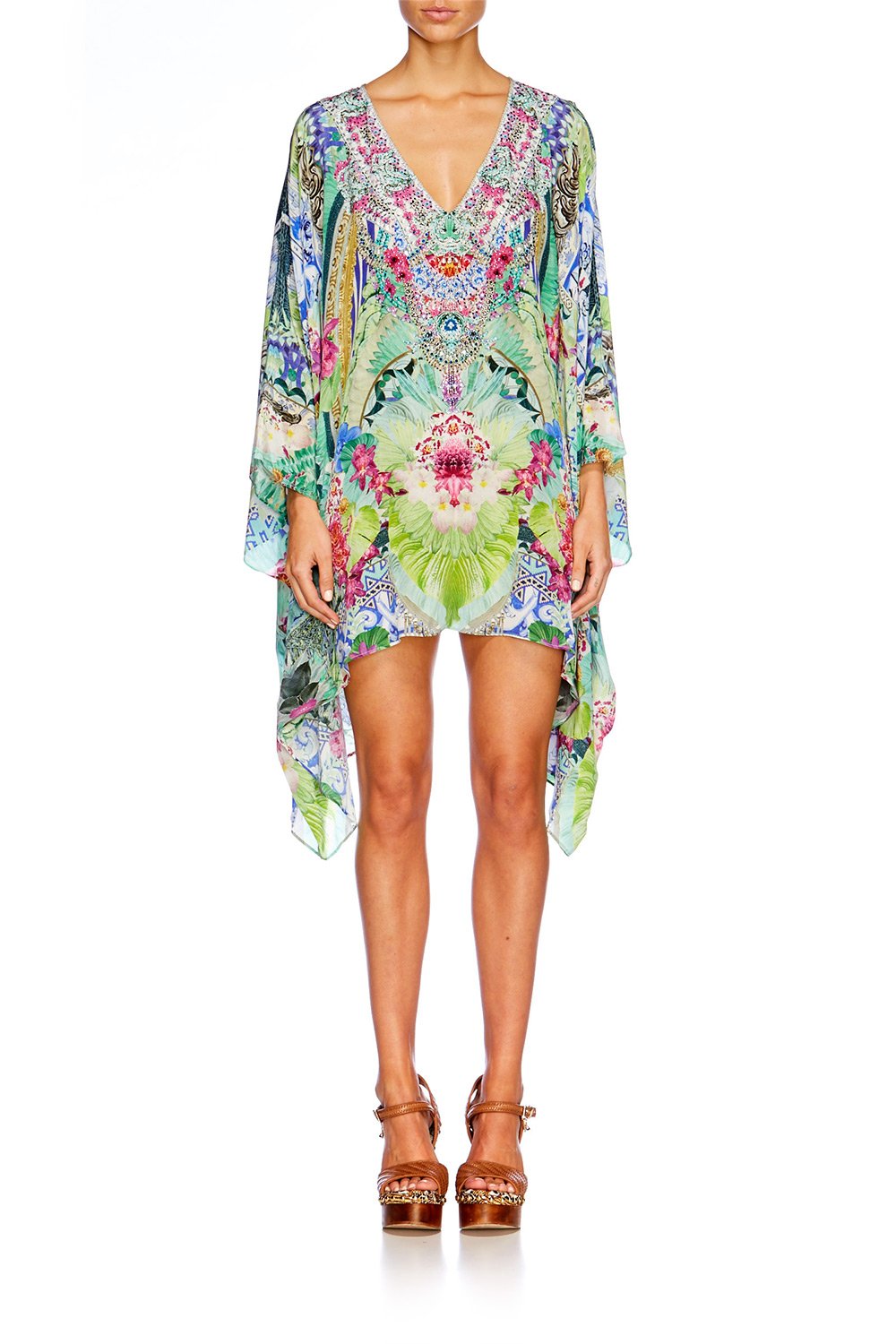BAHIA BLISS SPLIT FRONT SHORT KAFTAN