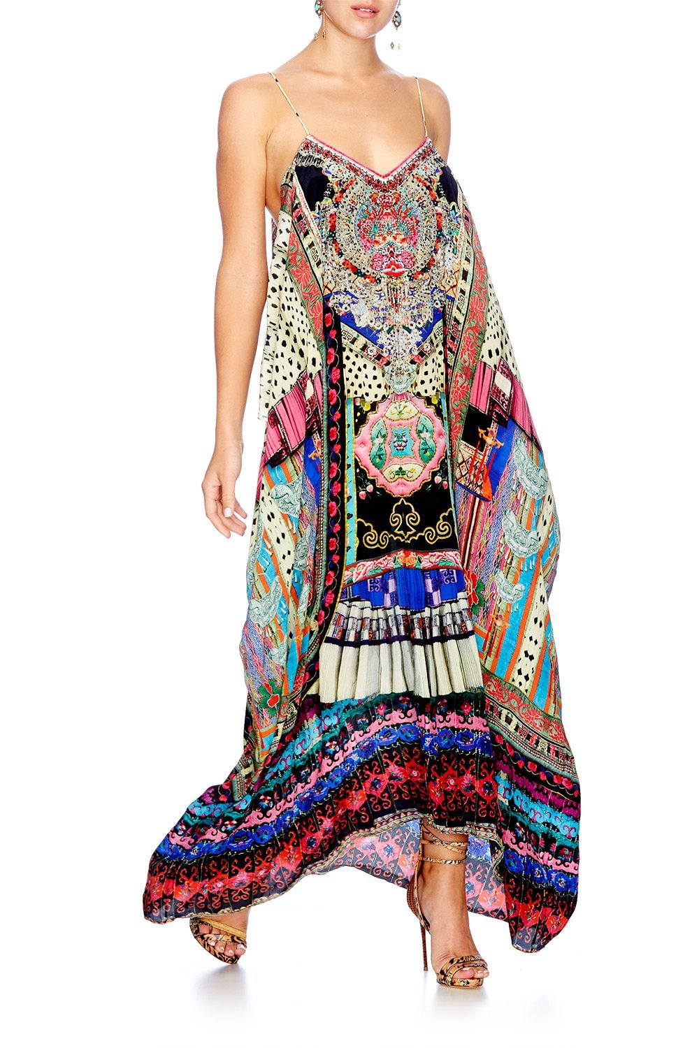 ABOUT A GIRL SHOESTRING STRAP KAFTAN