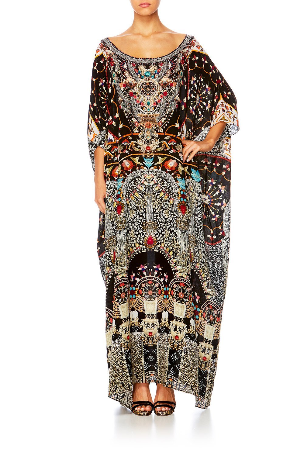 CHAMBER OF REFLECTIONS ROUND NECK KAFTAN