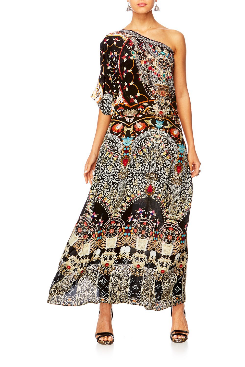 CHAMBER OF REFLECTIONS ROUND NECK KAFTAN