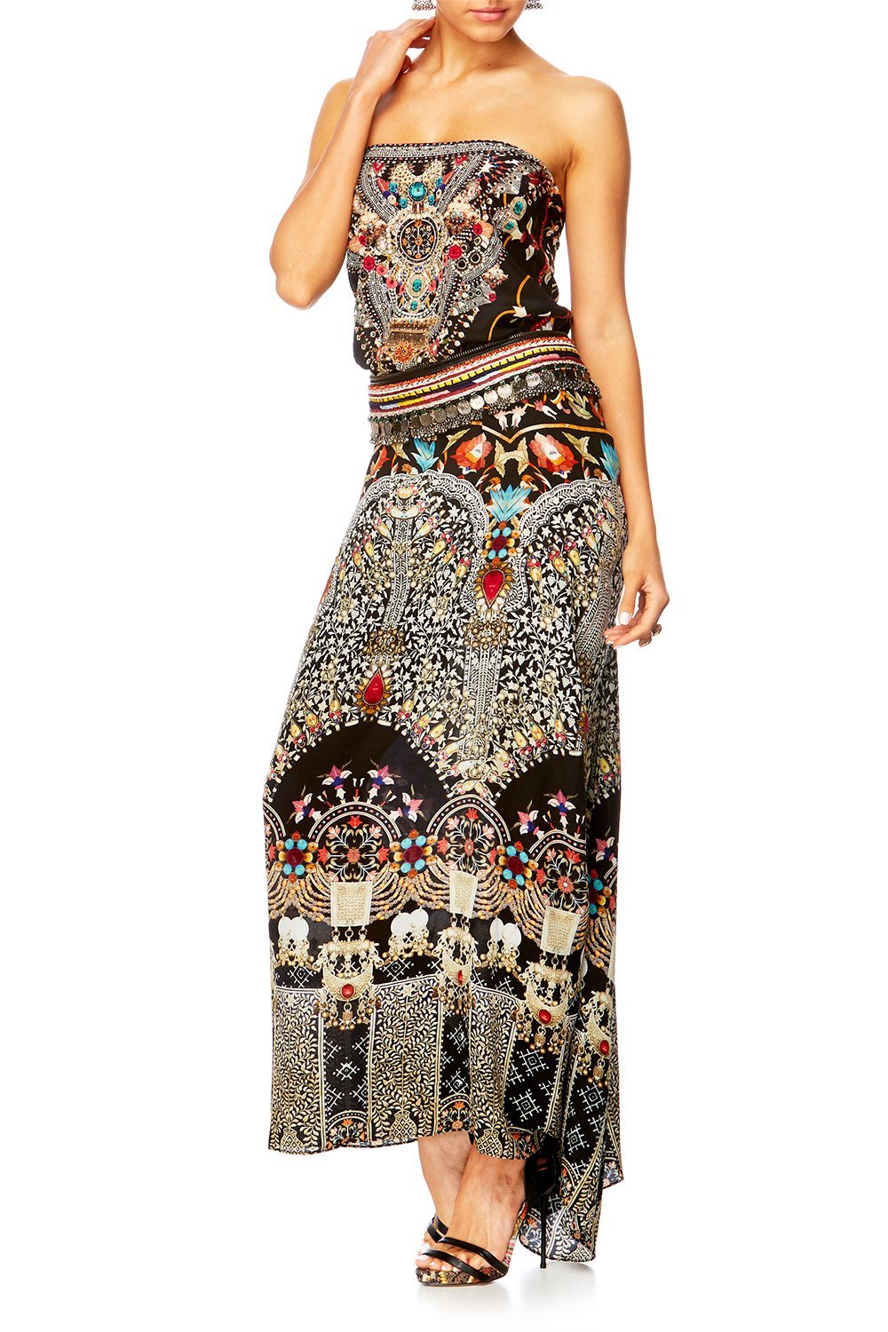 CHAMBER OF REFLECTIONS ROUND NECK KAFTAN