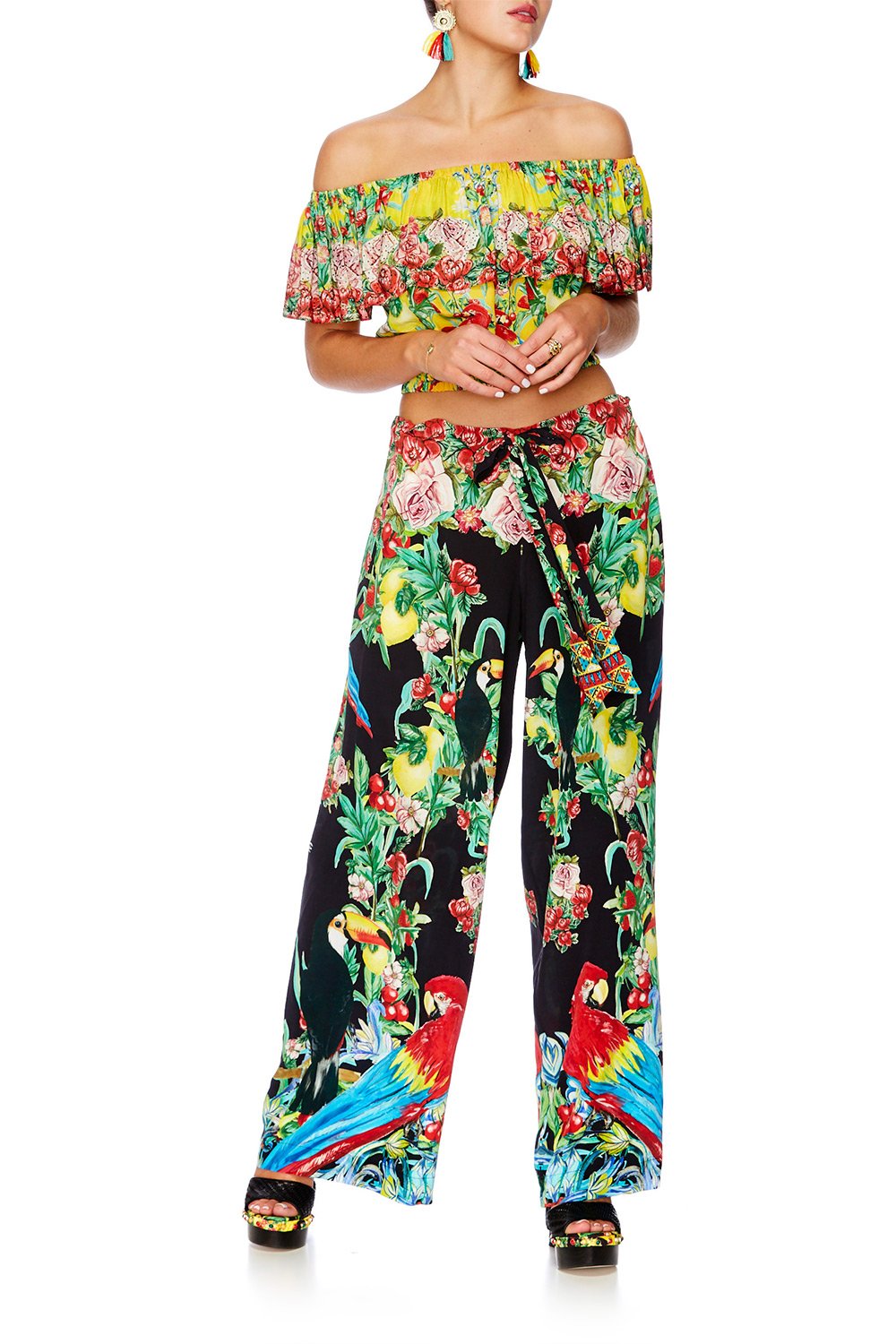 TOUCAN PLAY LOUNGE TROUSER W TIE WAIST