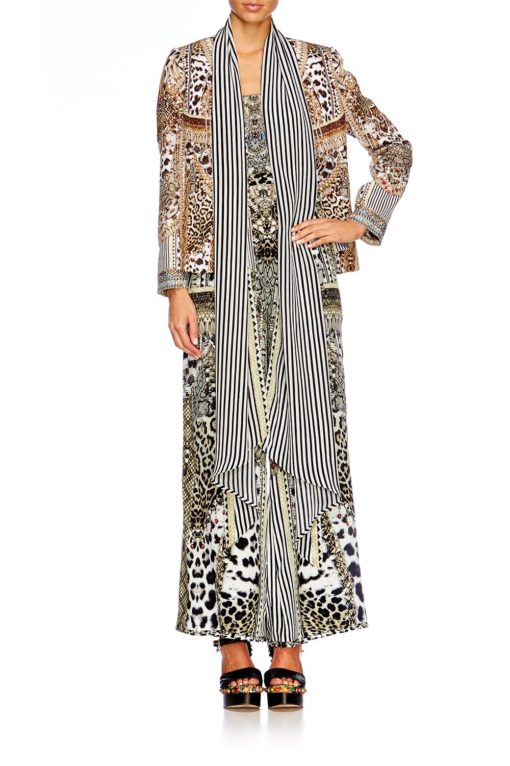 ANIMAL INSTINCT JACKET W REMOVABLE COLLAR