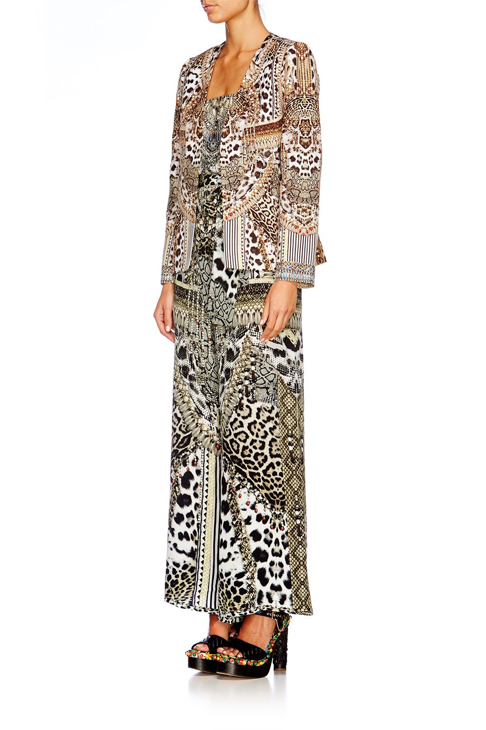 ANIMAL INSTINCT JACKET W REMOVABLE COLLAR