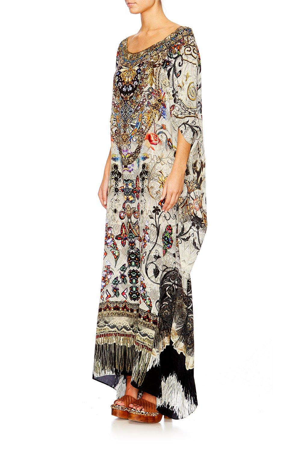 RAISE YOUR GLASS ROUND NECK KAFTAN