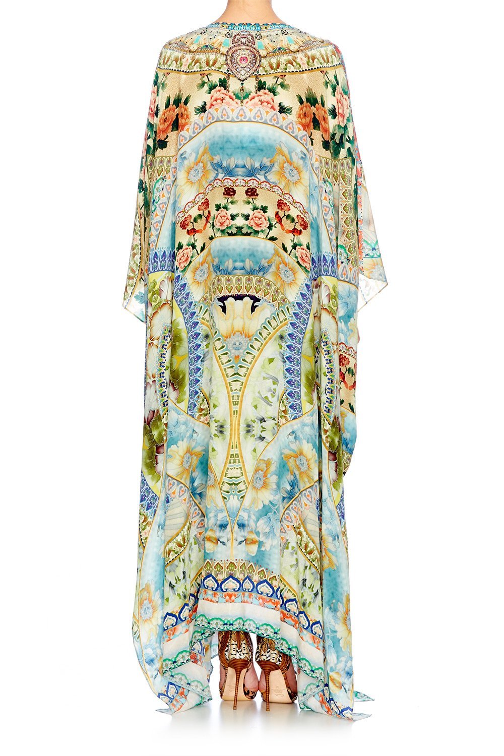 SIGN OF PEACE SPLIT FRONT AND SLEEVE KAFTAN