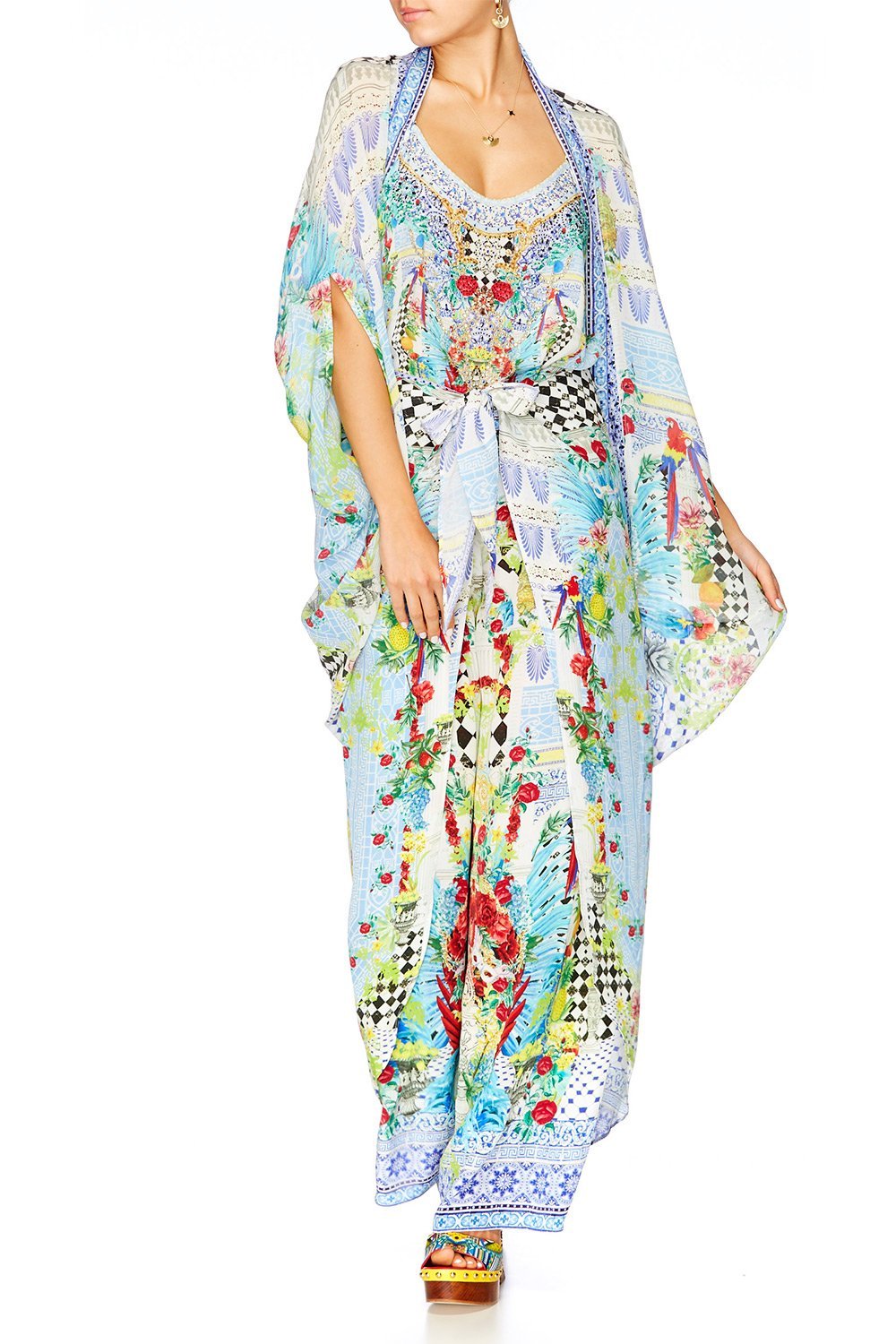 MASKING MADNESS LOOSE TROUSER WITH TIE FRONT