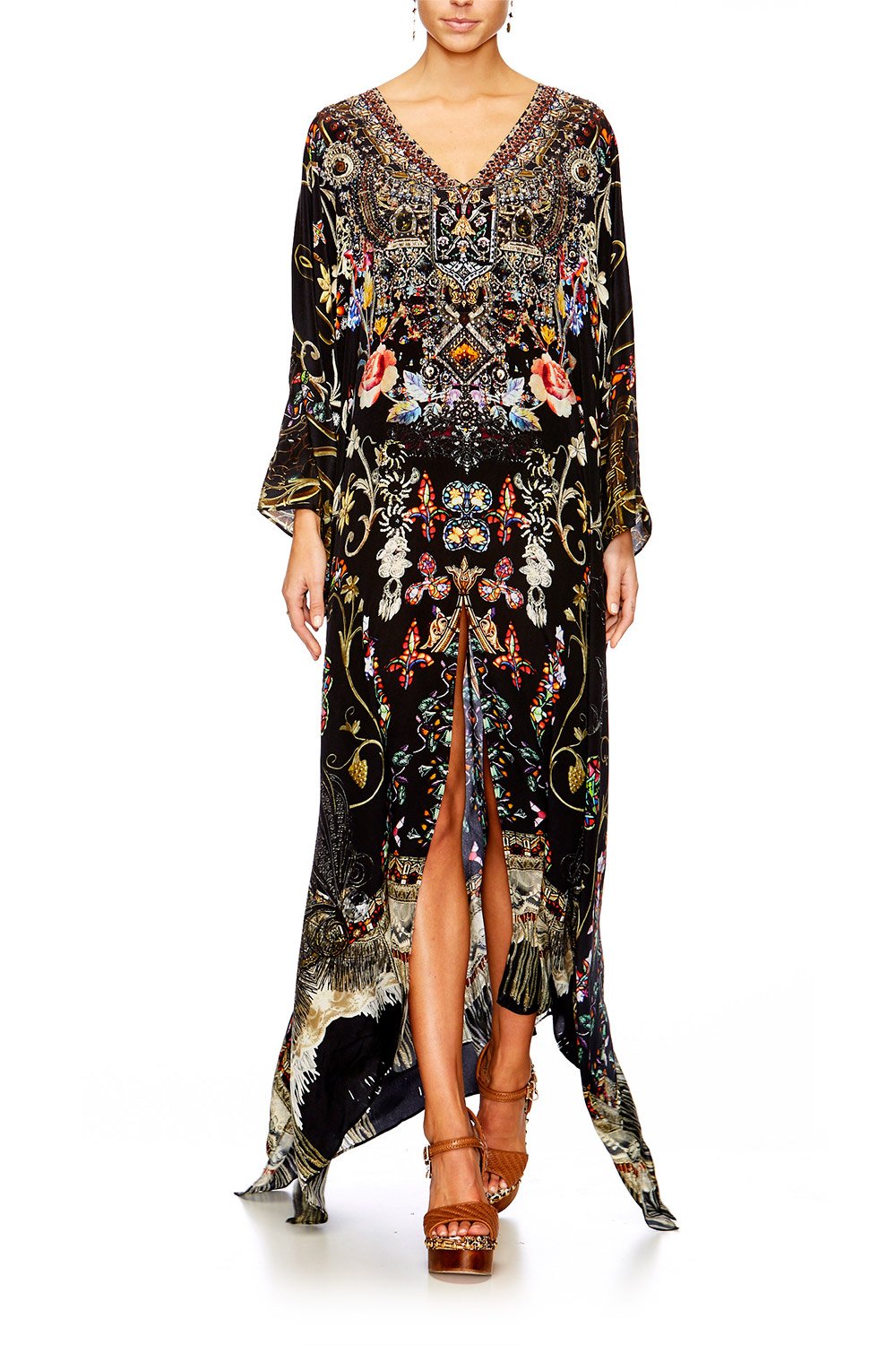 DANCING IN THE DARK SLIT FRONT & SLEEVE KAFTAN