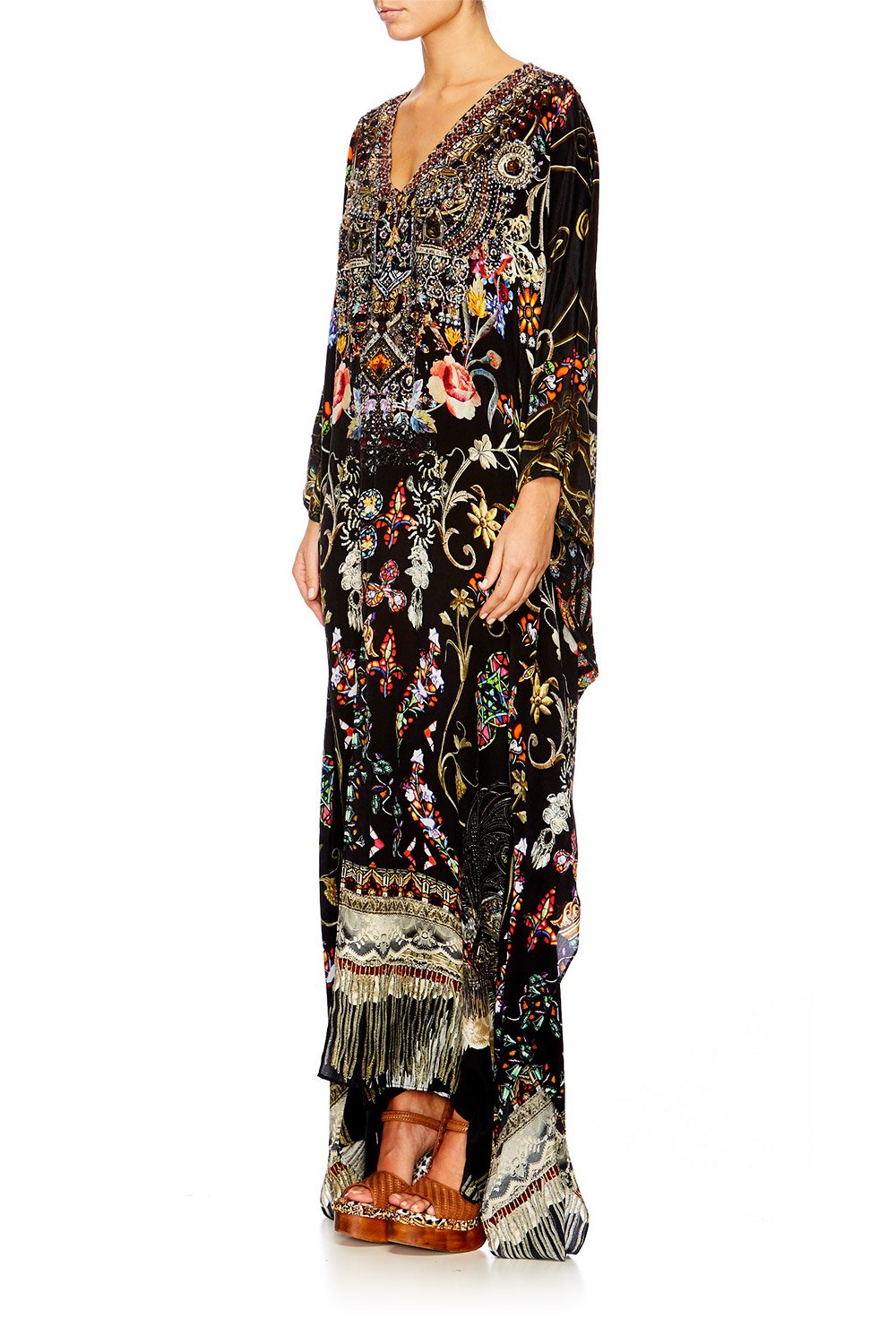 DANCING IN THE DARK SLIT FRONT & SLEEVE KAFTAN
