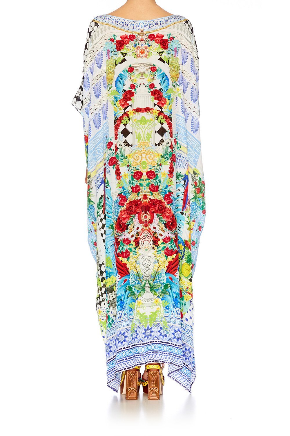 MASKING MADNESS ROUND NECK KAFTAN