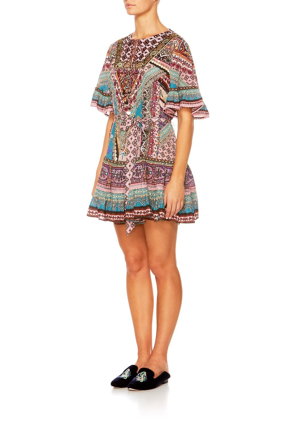 TIMES WE SHARE SHORT FRILL DRESS W BIB