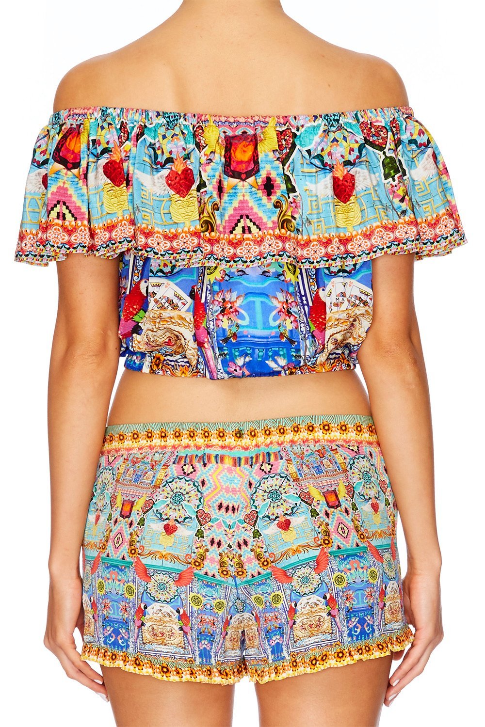 CLOSE TO MY HEART MID DRIFF FRILL TOP