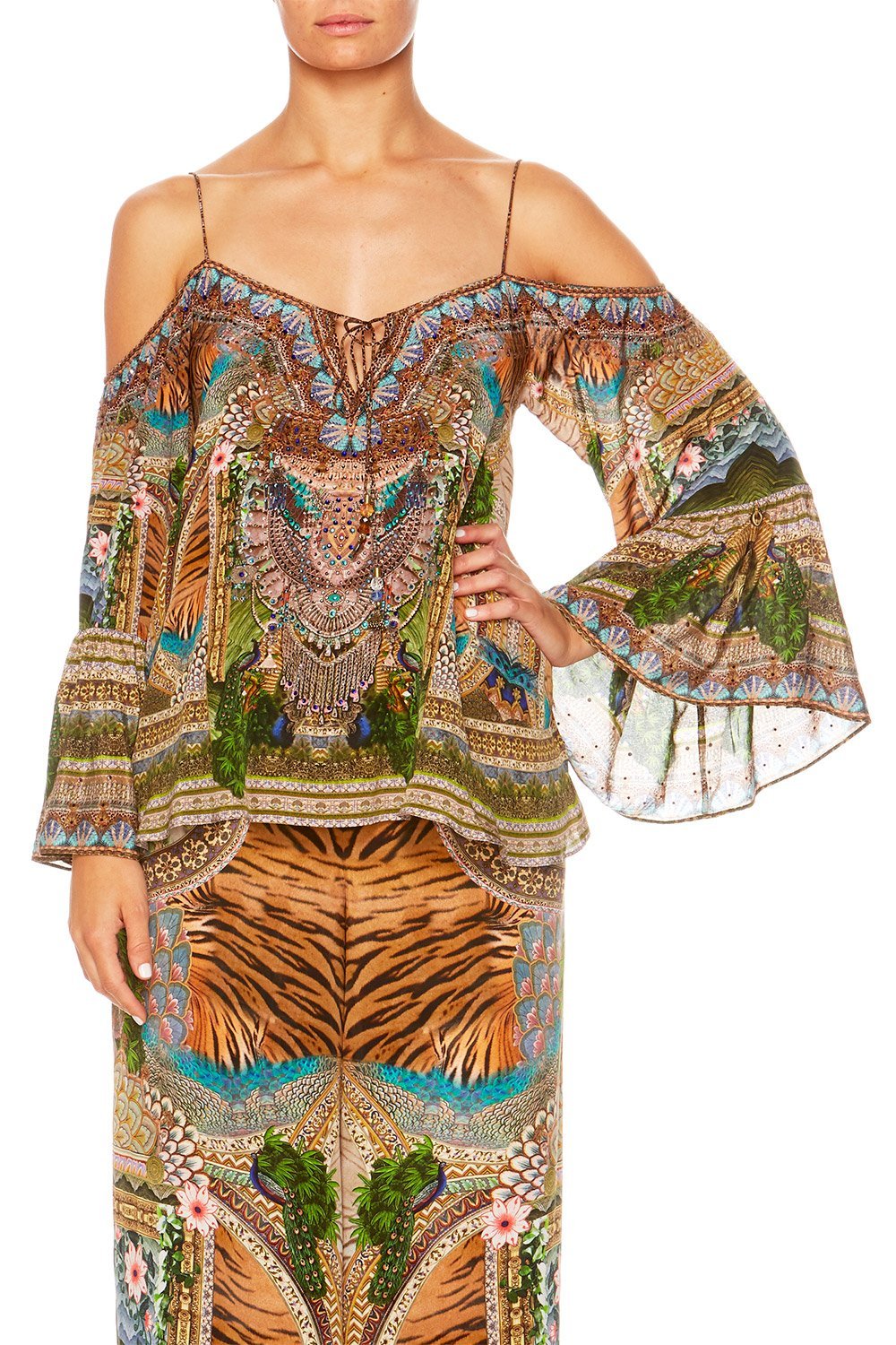 A WOMANS WISDOM DROP SHOULDER TOP