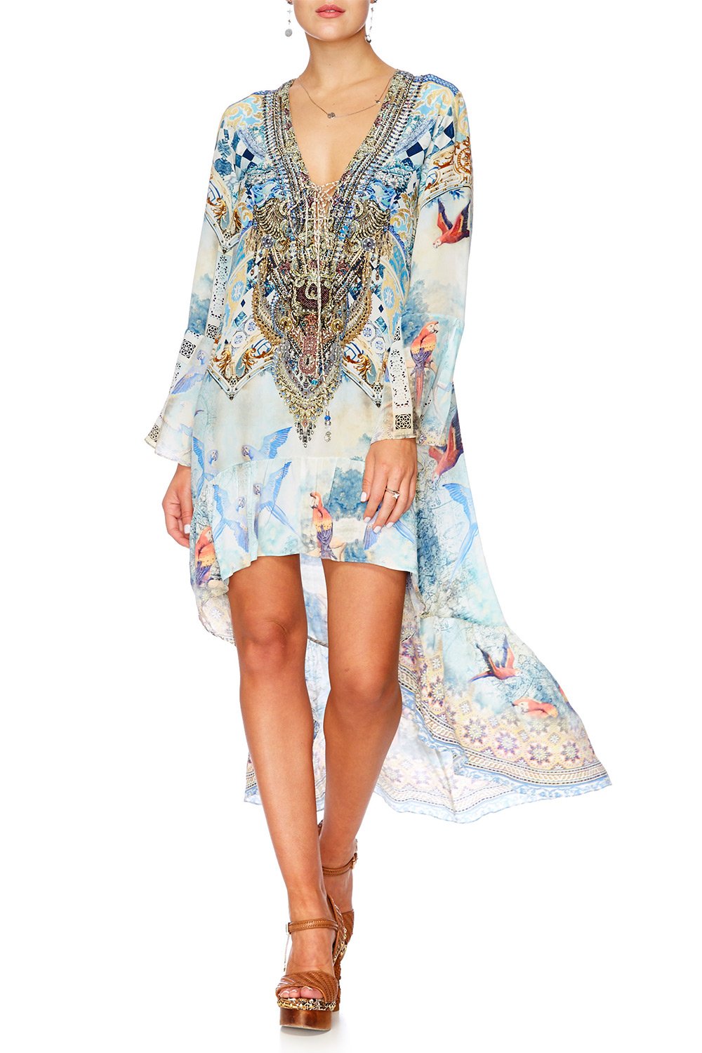 LOVERS DREAM SHORT DRESS W HIGH LOW HEM