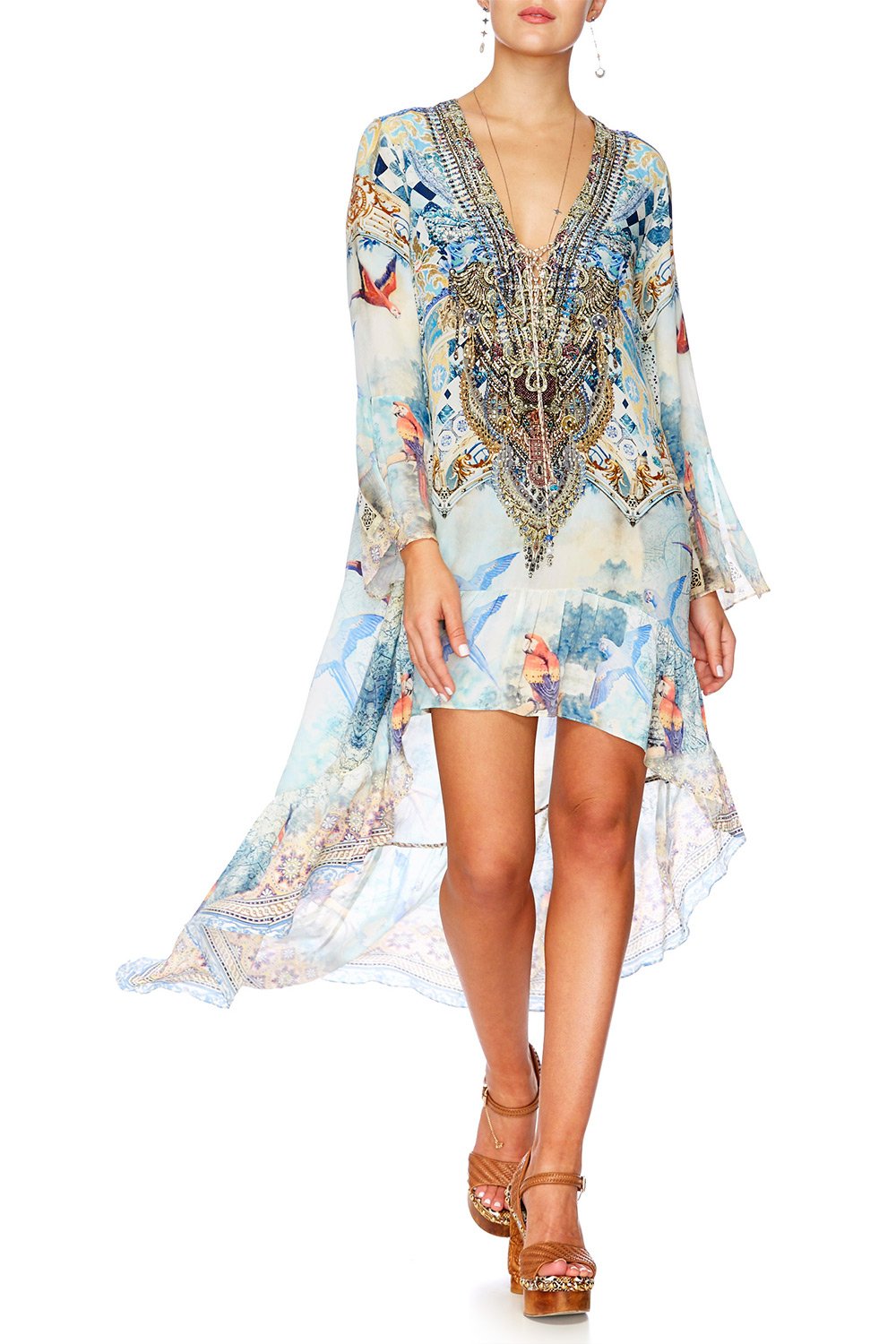 LOVERS DREAM SHORT DRESS W HIGH LOW HEM