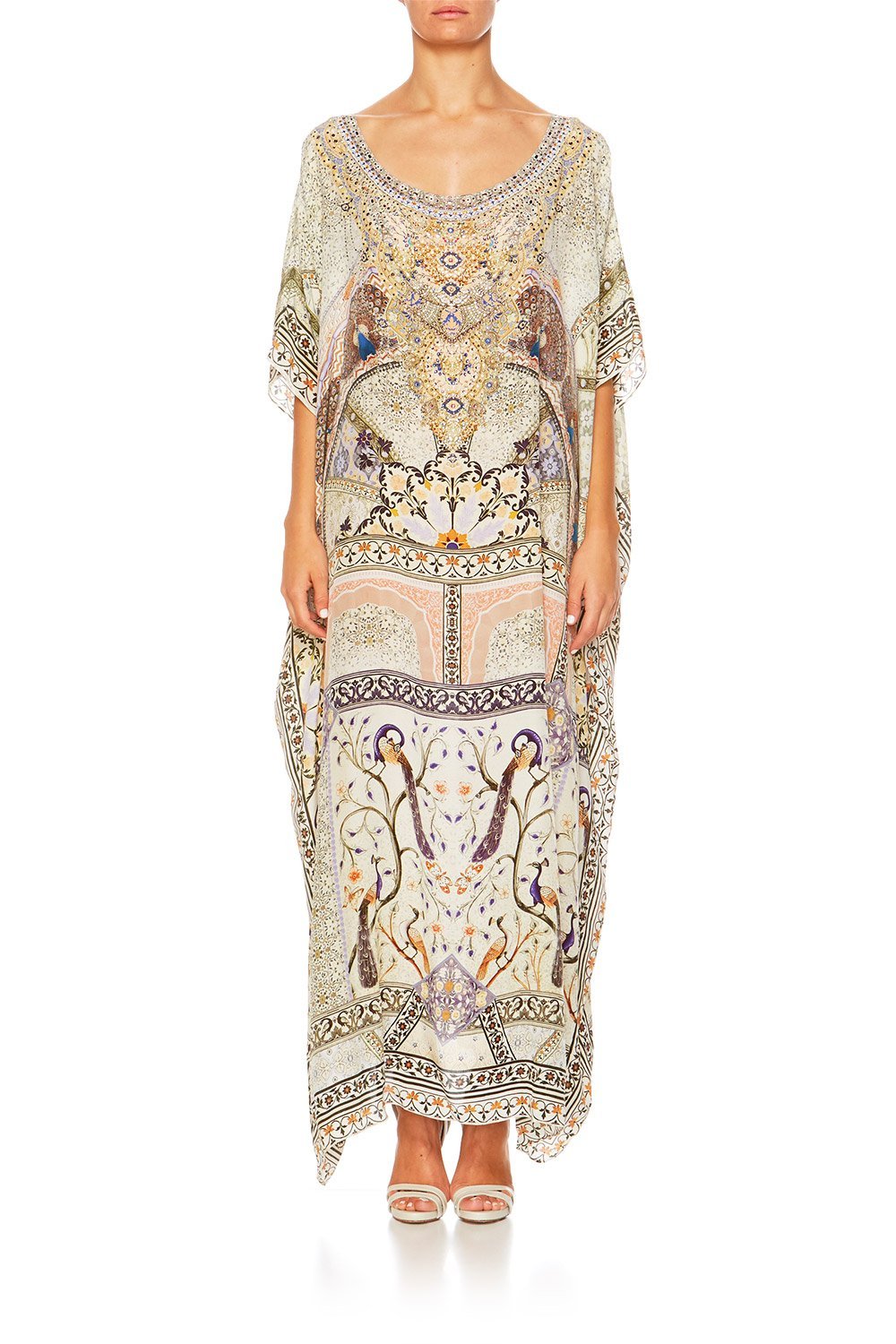 MAMA BAKSHI ROUND NECK KAFTAN