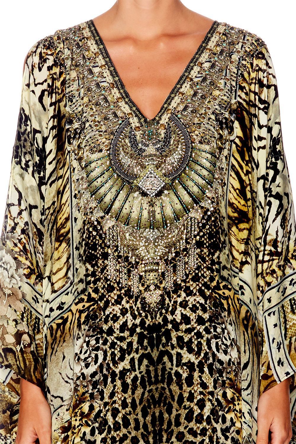 SPIRIT ANIMAL SPLIT FRONT & SLEEVE KAFTAN