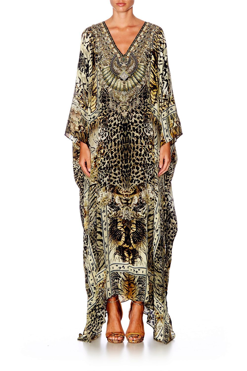 SPIRIT ANIMAL SPLIT FRONT & SLEEVE KAFTAN