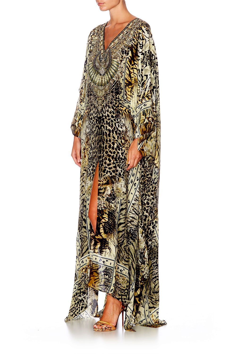 SPIRIT ANIMAL SPLIT FRONT & SLEEVE KAFTAN