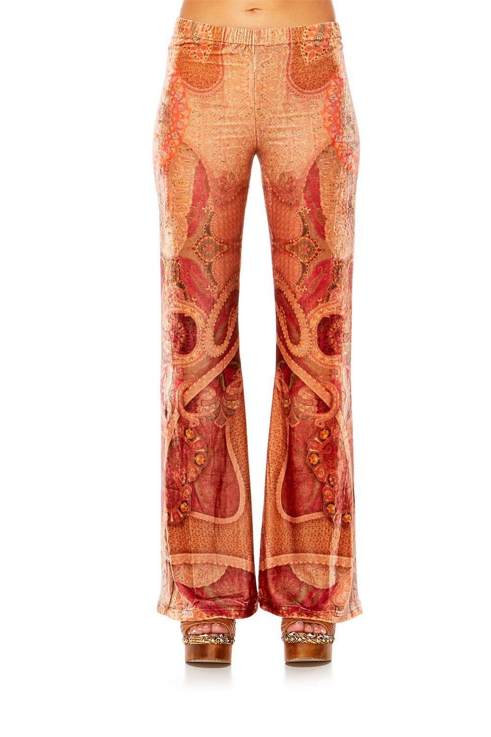 FAMILY GATHERING STRETCH FLARED TROUSER