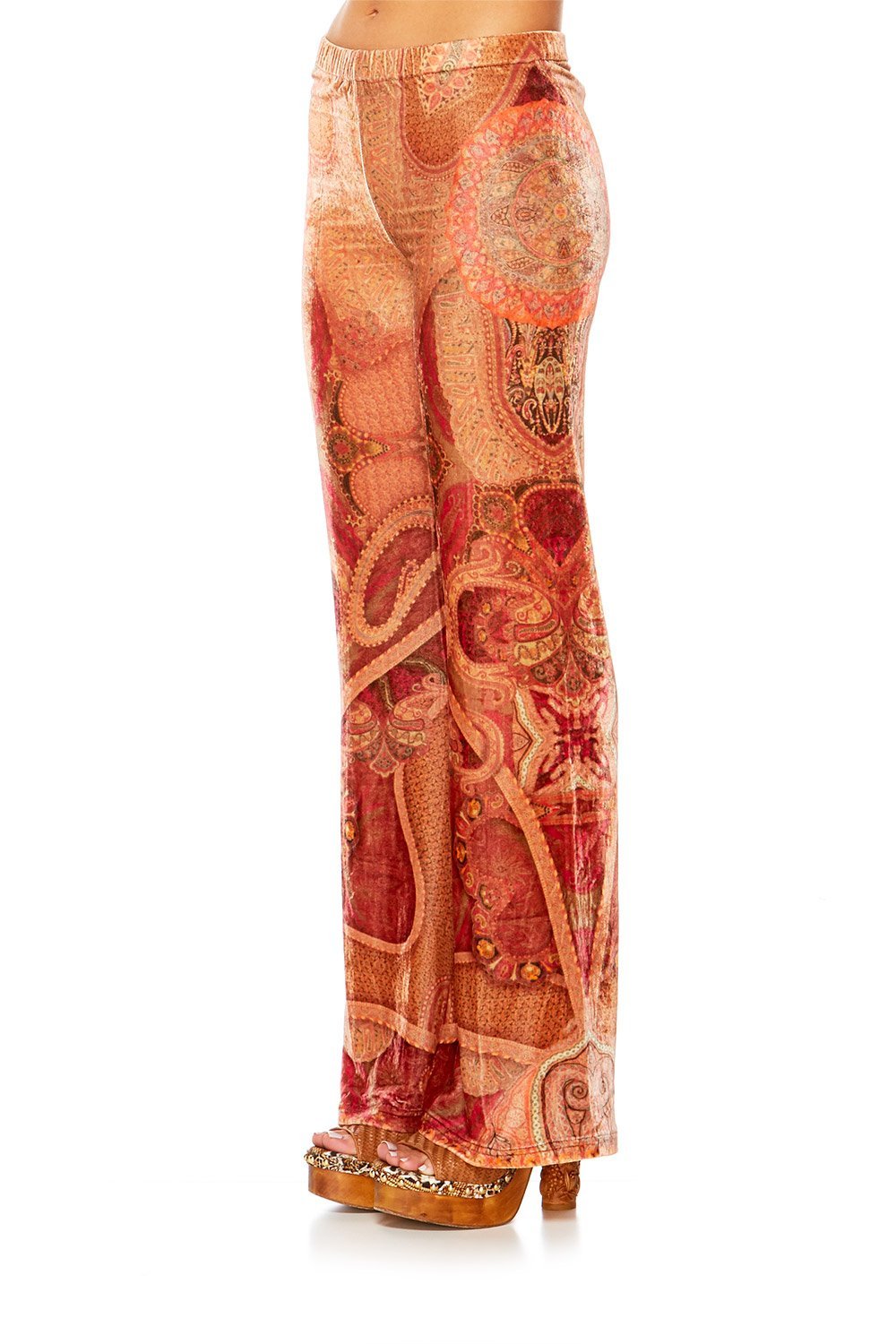 FAMILY GATHERING STRETCH FLARED TROUSER