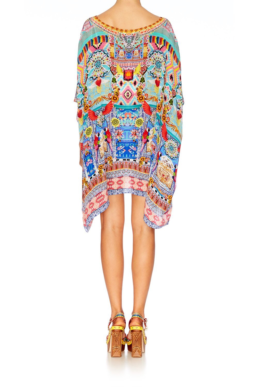 CLOSE TO MY HEART SHORT ROUND NECK KAFTAN