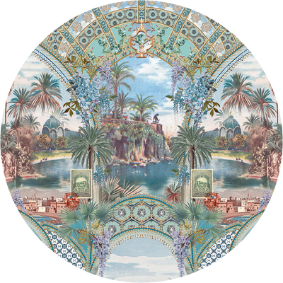 CARTE POSTALE & PALMIER