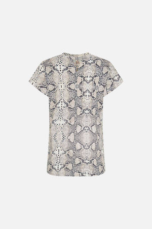 CAMILLA fitted t shirt in Looking Glass Houses print
