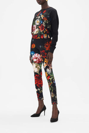 CAMILLA floral print leggings in A Still Life print