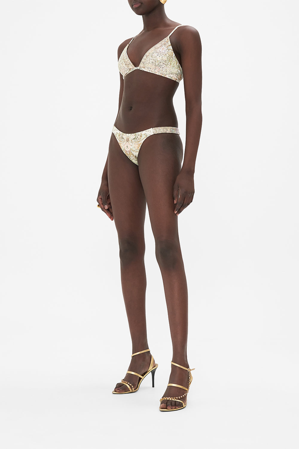 The CAMILLA ELASTIC WAIST BOARDSHORT WOODSTOCK ROCK in our  print.