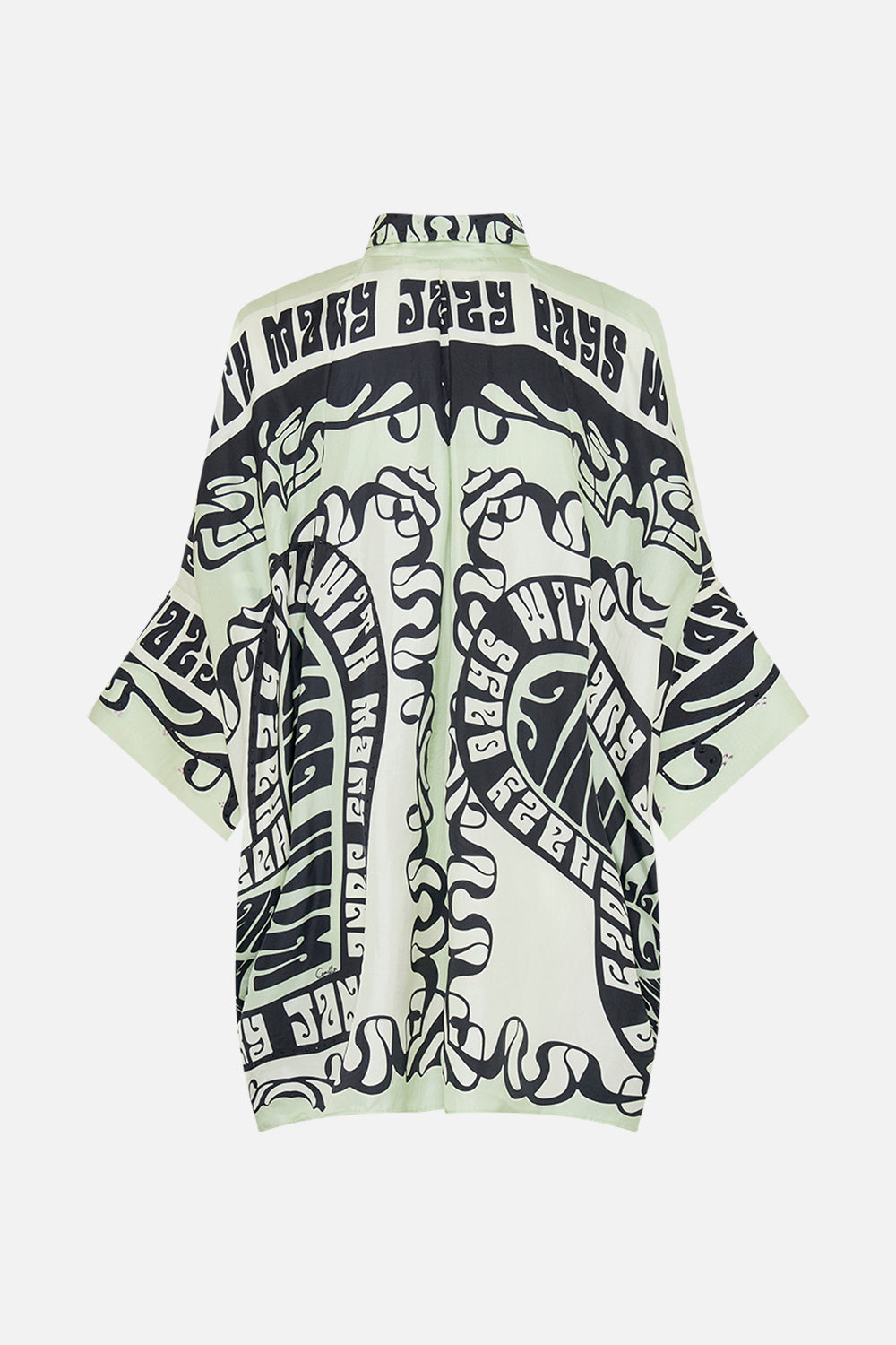 CAMILLA silk shirt in Double Dutch print