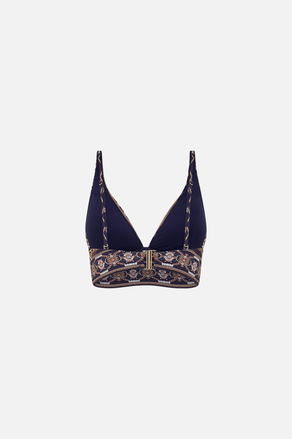 CAMILLA gold/black wide band hi tri bra in Dance with the Duke