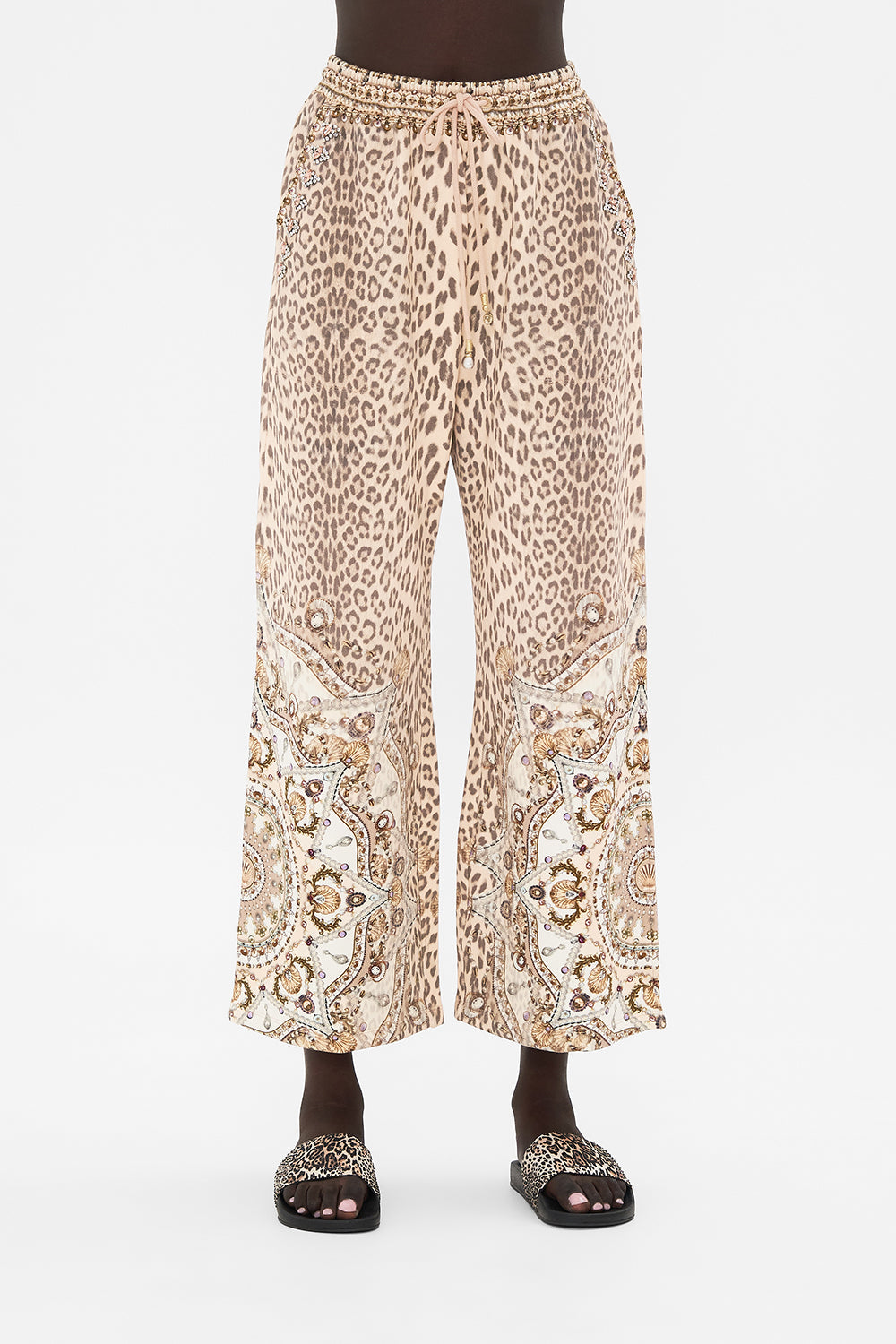 CAMILLA track pants in Grotto Goddess print