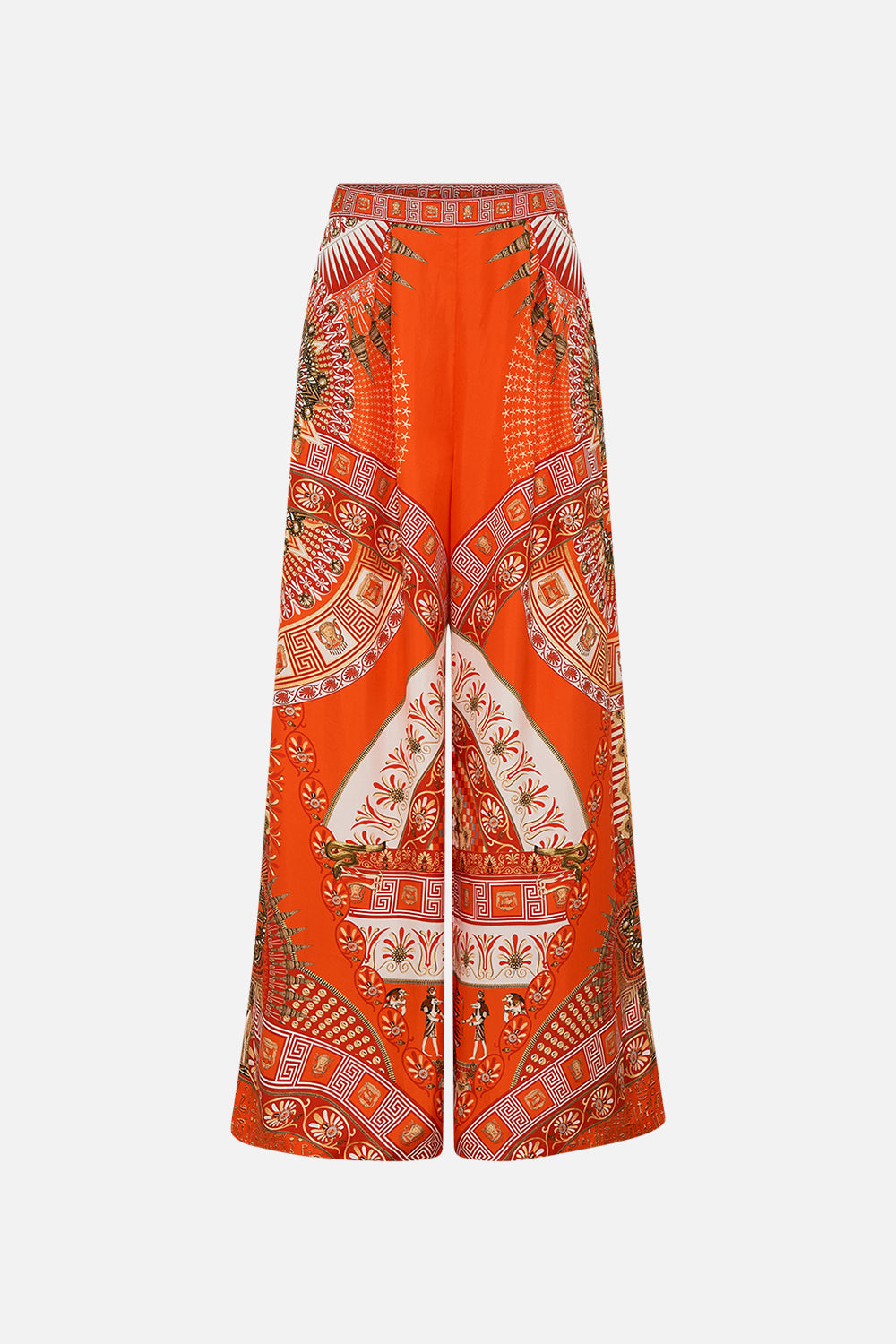 The CAMILLA STRAIGHT LEG PANT DANCING WITH DAYLIGHT in our  print.