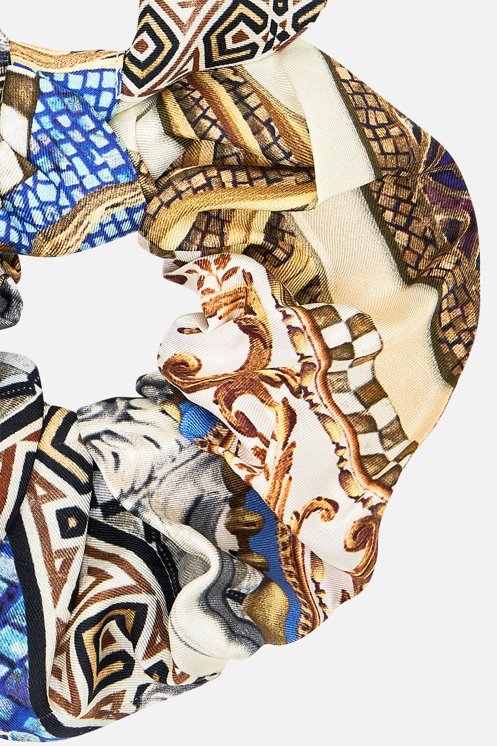 CAMILLA Scrunchie in Make Me Your Mosaic Print