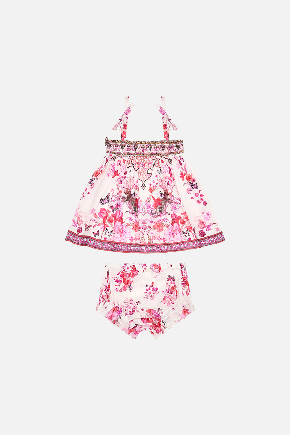 BABIES CAMI AND BLOOMER SET BOTANICAL NOVELLA