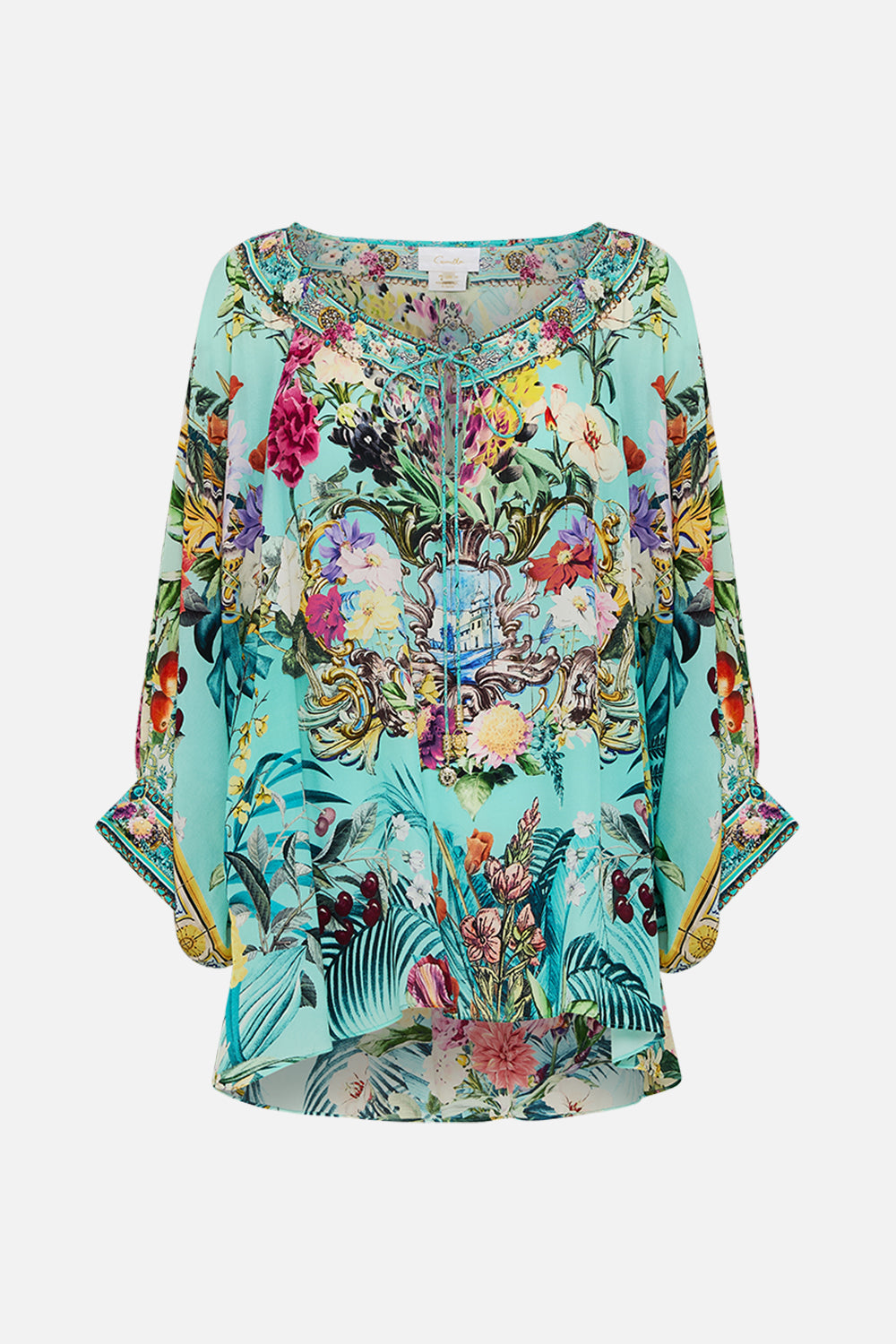 RAGLAN SLEEVE BLOUSE WITH CUFF GARDENS OF QUELUZ