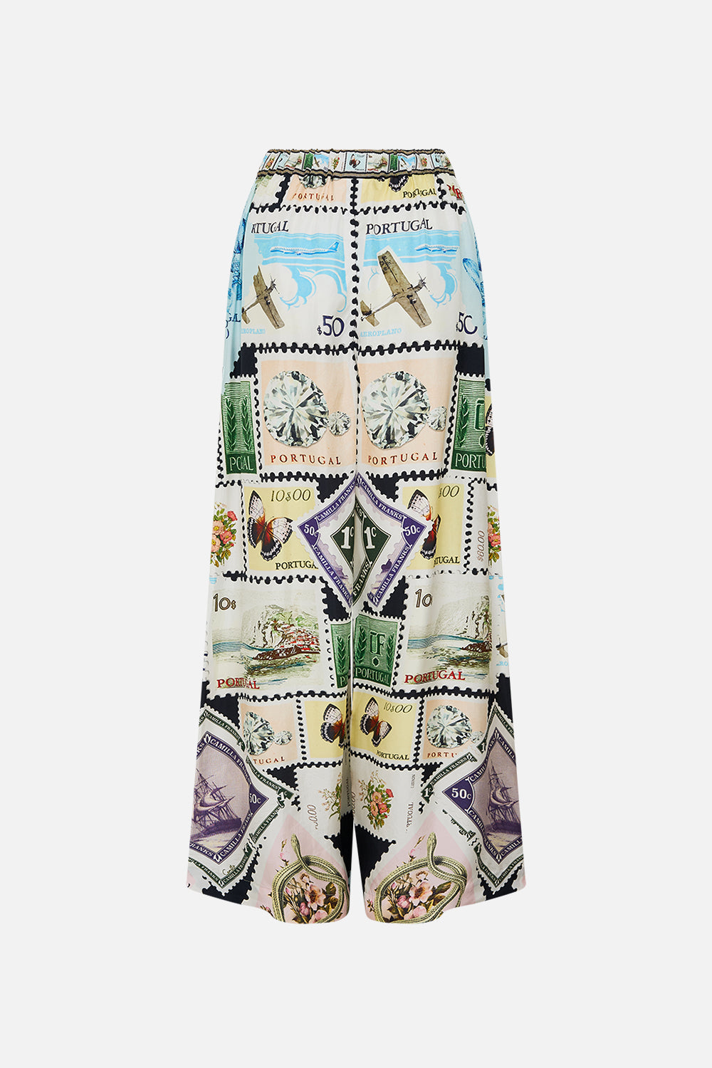 The CAMILLA LONG CASUAL JACKET WITH POCKETS PALACIO POETRY in our  print.