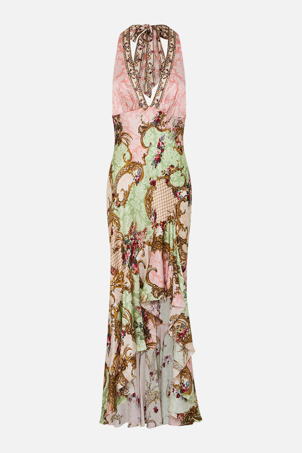 The CAMILLA TIE FRONT PUFF SLEEVE TOP MUNCHKINLAND in our  print.