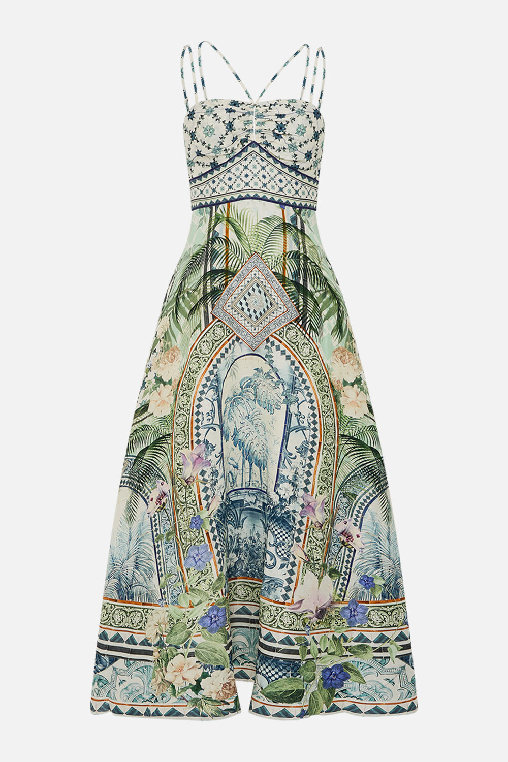 STRAP DETAIL DRESS JARDIM PARTY