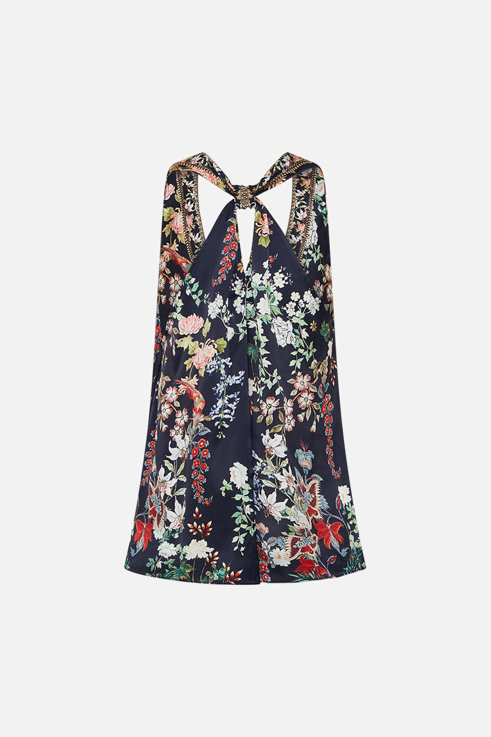 V NECK TOP WITH KNOT BACK PALACIO POETRY