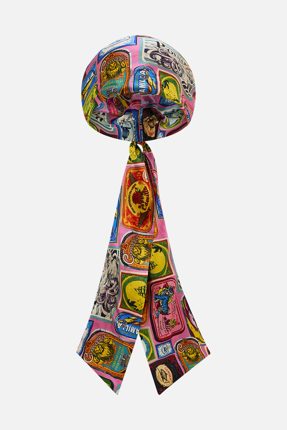 HEADSCARF WITH LONG TIES SALTY SPLENDOUR