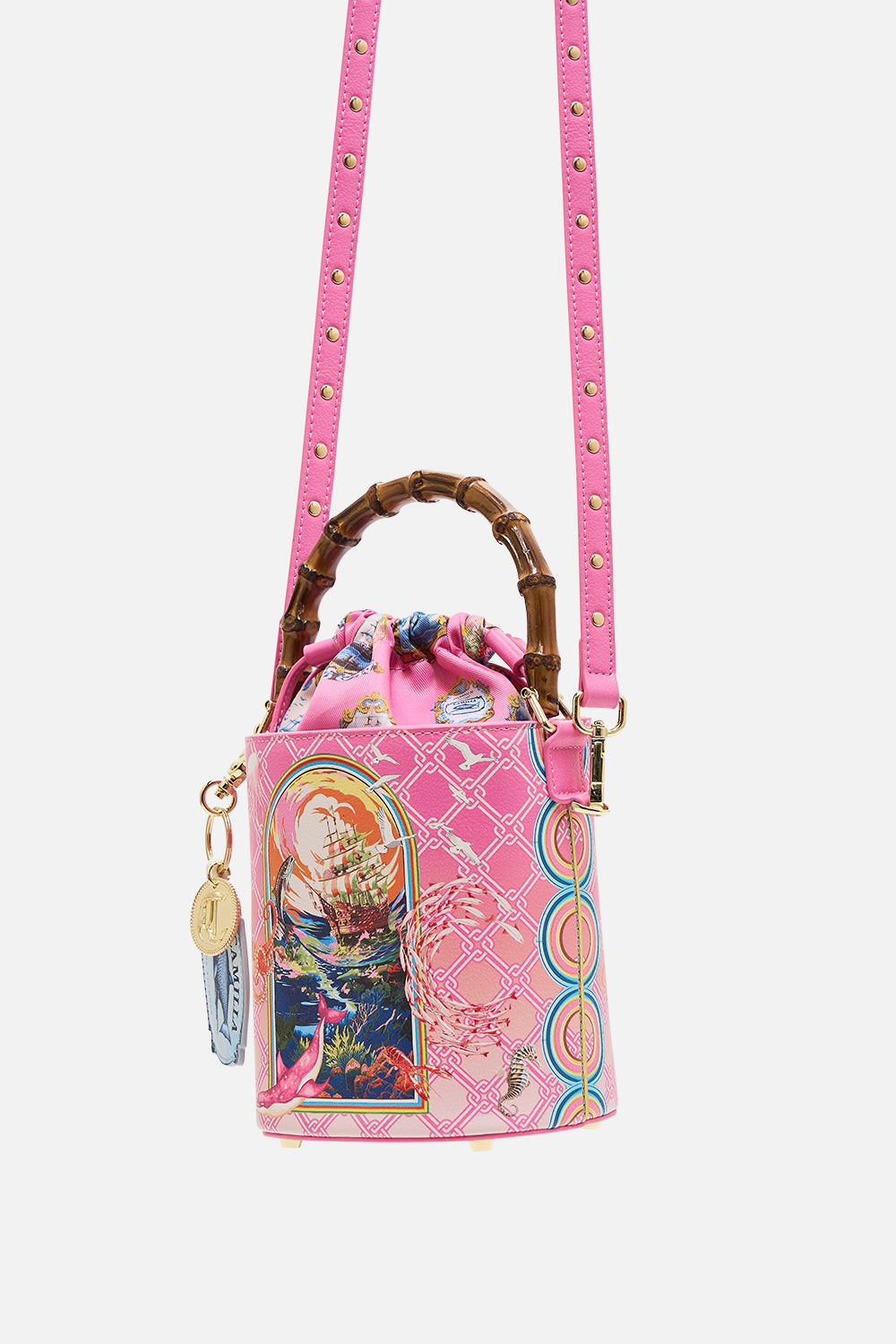 DRAWSTRING BUCKET BAG SALTY SPLENDOUR