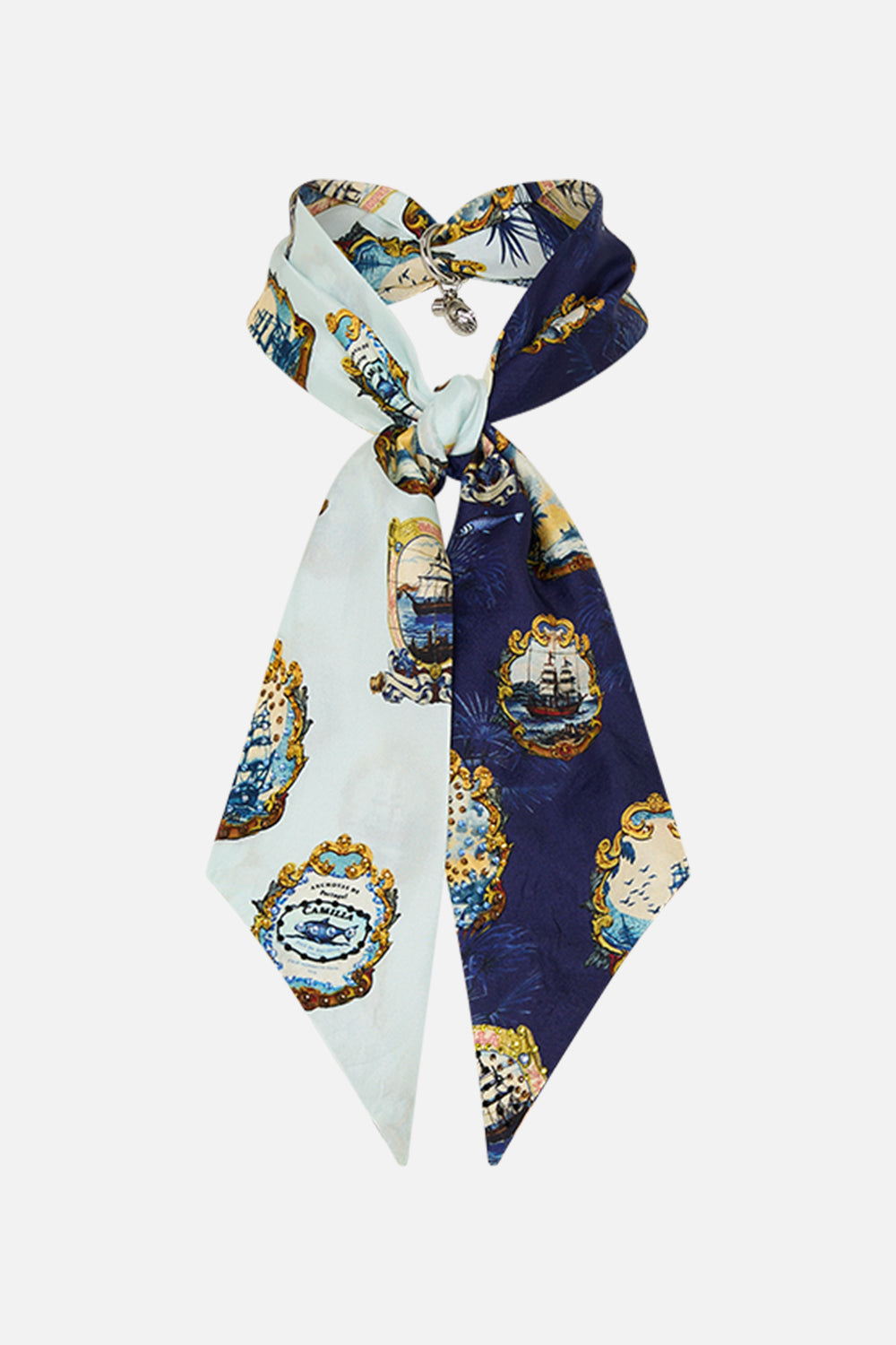 SKINNY NECK SCARF WITH TRINKET SONG OF SAINT ANTHONY